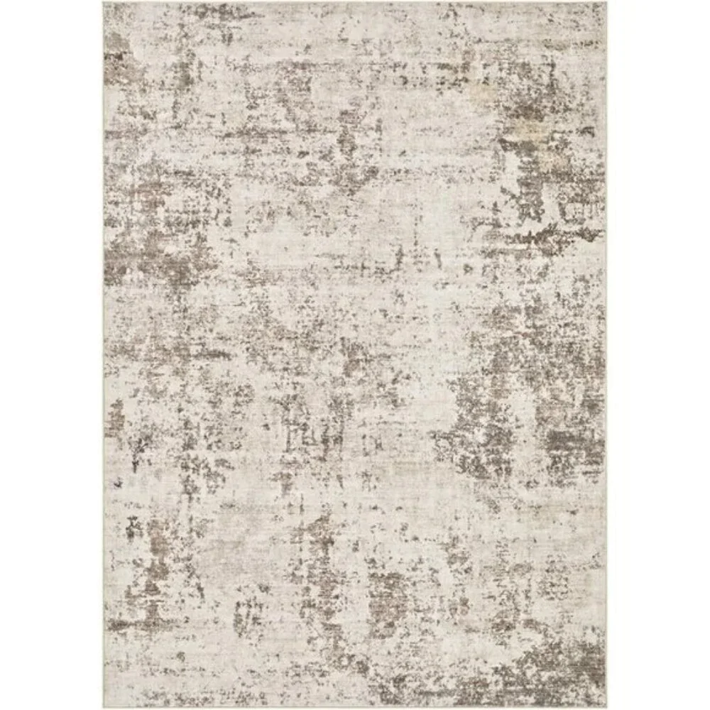 5x7 Washable Area Rug, Modern Abstract Non-Slip Carpet for Home & Office Decor